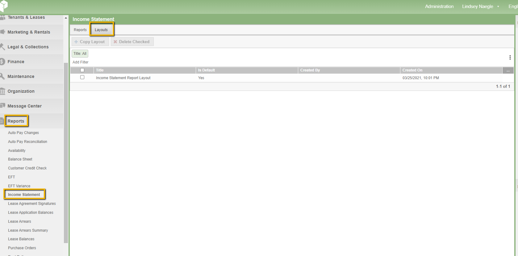 Bank Reconciliation – Property Vista Support